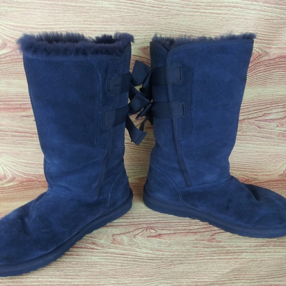 **SOLD SOLD**UGG Everleigh Bailey Bow Navy Talot 5 - Picture 5 of 8